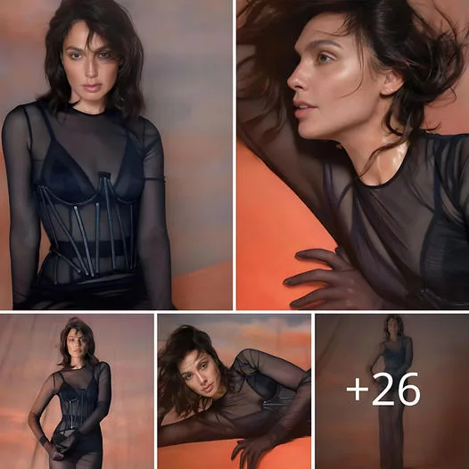 Mesmerizing Beauty: Gal Gadot’s Enchanting Black Attire Leaves a Lasting Impression in Flaunt Magazine’s Latest Photo Shoot